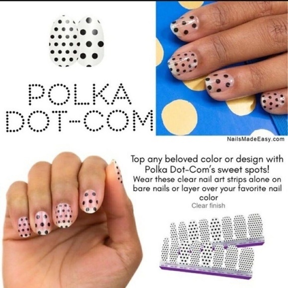 Color Street Other - Color Street Nail Polish Strips: Polka Dot-Com